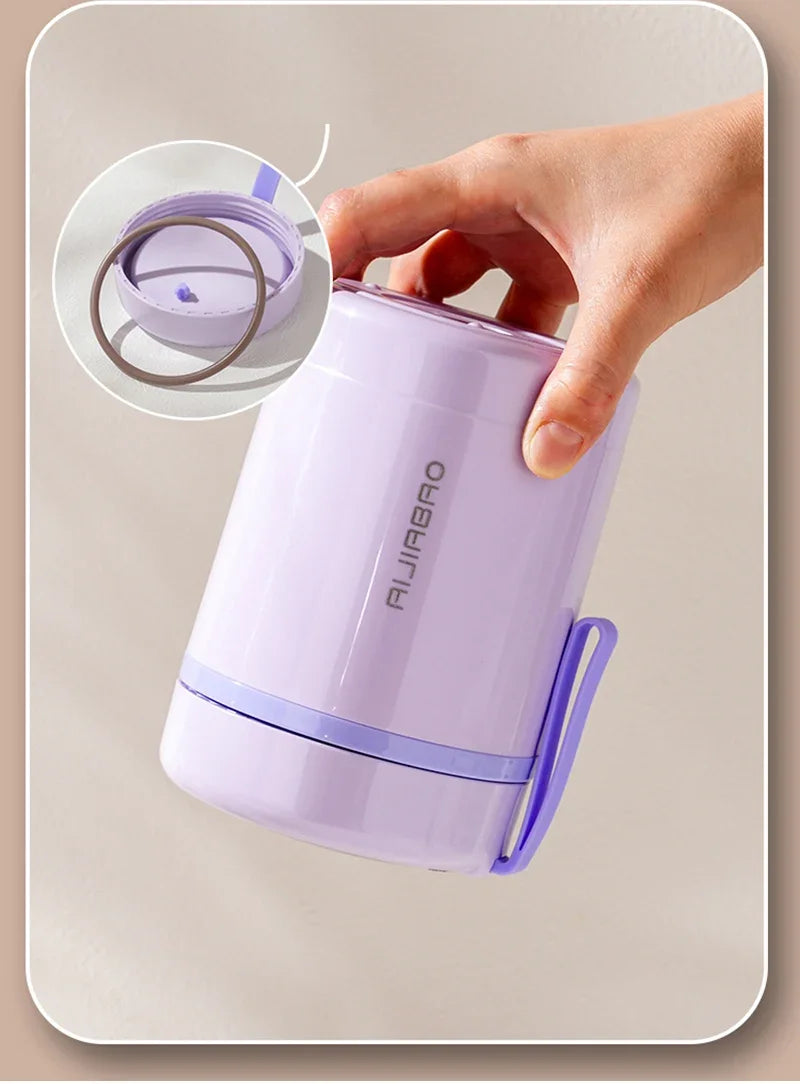 600ML USB Electric Heating Lunch Box Portable Picnic Milk Drink  Food Heater Stainless Steel Food Warmer Container 5V 12V 24V