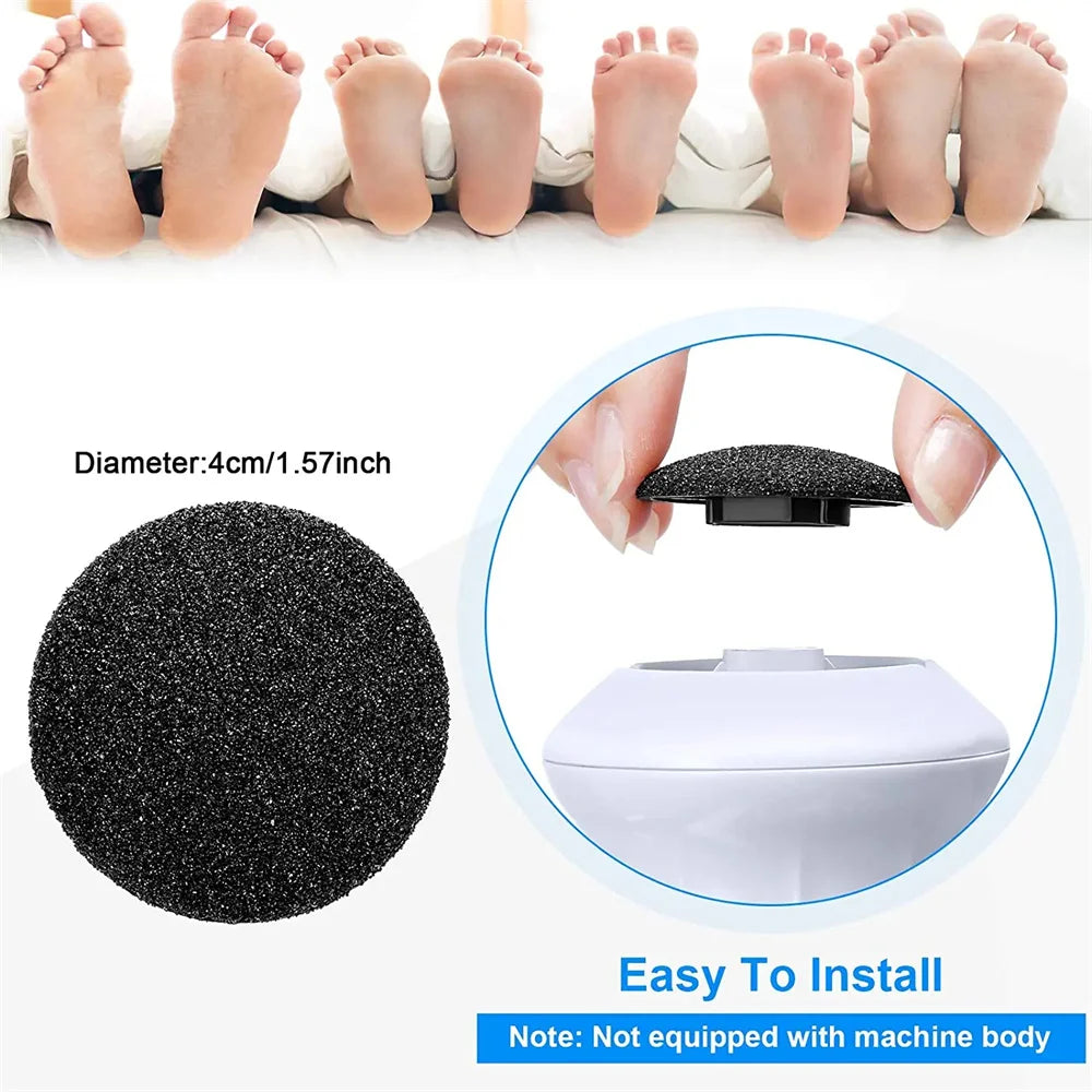 10 Pieces Regular Coarse Replacement for Portable Electric Foot Grinder Foot File Callus Remover Electric Callus Remover Hard