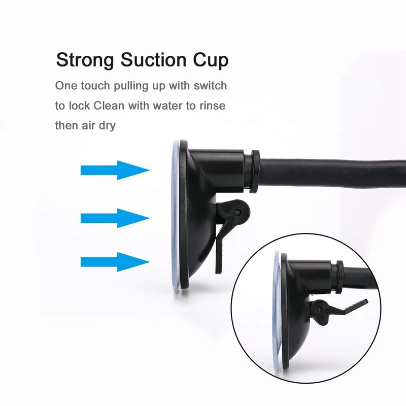 360 Rotate Sucker Car Phone Holder Flexible Mount Stand Mobile Cell Support For iPhone Samsung Xiaomi Clip Phone Holder in Car