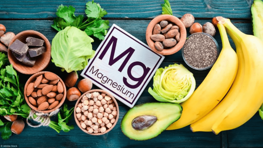 Magnésium et la perte de poids: fruit riche en magnesium